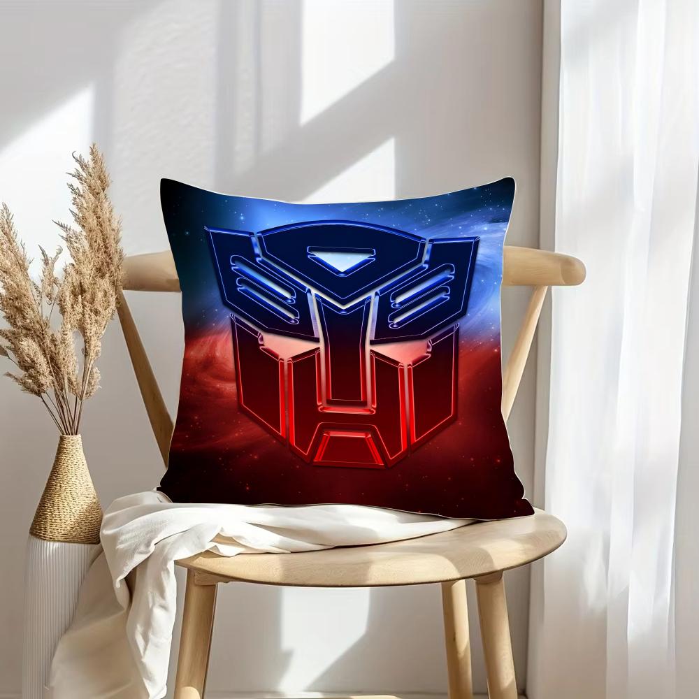 T-Transformers Movie Cushion Cover Pillowcase Ultra Soft Skin Friendly Fabric Cloud Like Comfort & Concealed Zipper