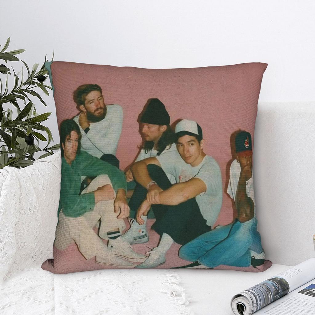Decorative Pillow Covers Turnstile Rock Band Tour Merchandise Living Room Throw Pillow Case Cover Square Multiple Sizes