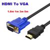 6 футов 1,8 м 1 м 3 м 5 м HD 1080P мужчина к мужчине для HD-плеера конвертер кабель адаптер HDMI к VGA