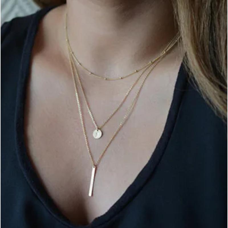 2023 ожерелья и подвески в стиле бохо, винтажное многослойное колье-колье, женское модное ожерелье с воротником Femme Moon, ювелирные аксессуары