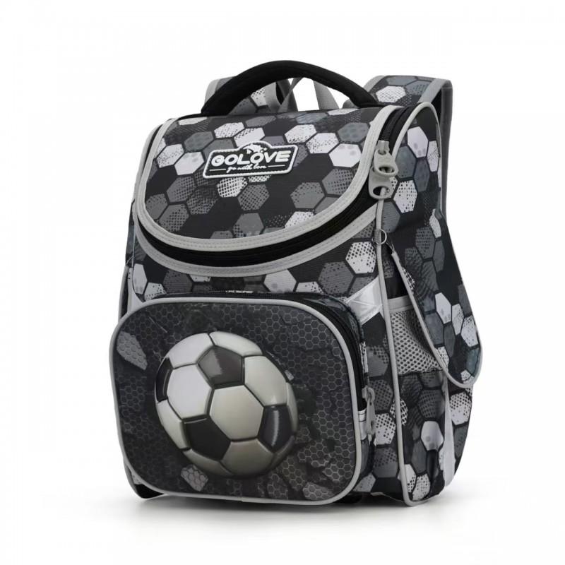Lightweight Kids School Backpack Grades 1-2 Breathable Oxford Fabric With Spine Support Adjustable Air-Padded Straps