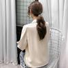 Bow Lapel Chiffon Blouse Women Sexy Office Shirts Long Sleeve Korean Style Thin Women Loose Shirt