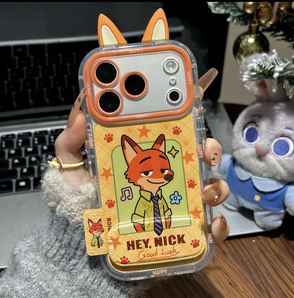 Чехол для телефона Judy Nick Ears для Apple iPhone 16 Pro Max / Huawei Mate 70 / Honor