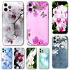 Чехол для телефона Orchid Flowers Colorful для iPhone 5 5s 2020se 6 6s 7 8 plus x 10 XR XS 11 12 13 mini pro MAX черная задняя крышка из ТПУ