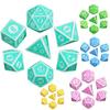 7pcs Game Dice 16mm-20mm Dices Set for Board Games /Teaching Math Party Accessories Multi Sided Dices Set