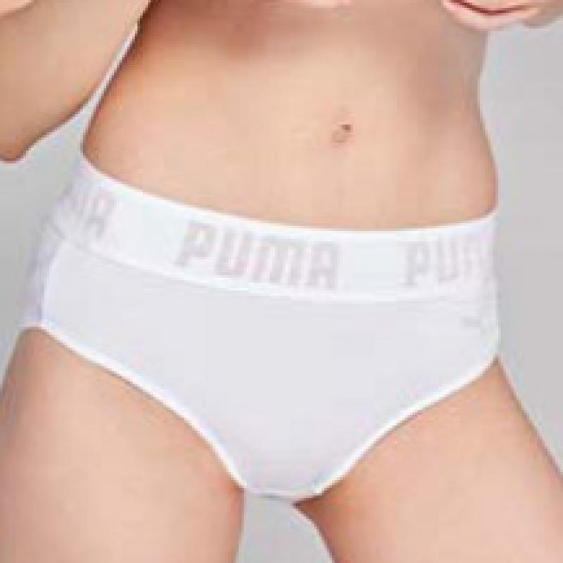 Puma Bodywear Puma Active Comfort Bra Panty 2 Piece Purple White