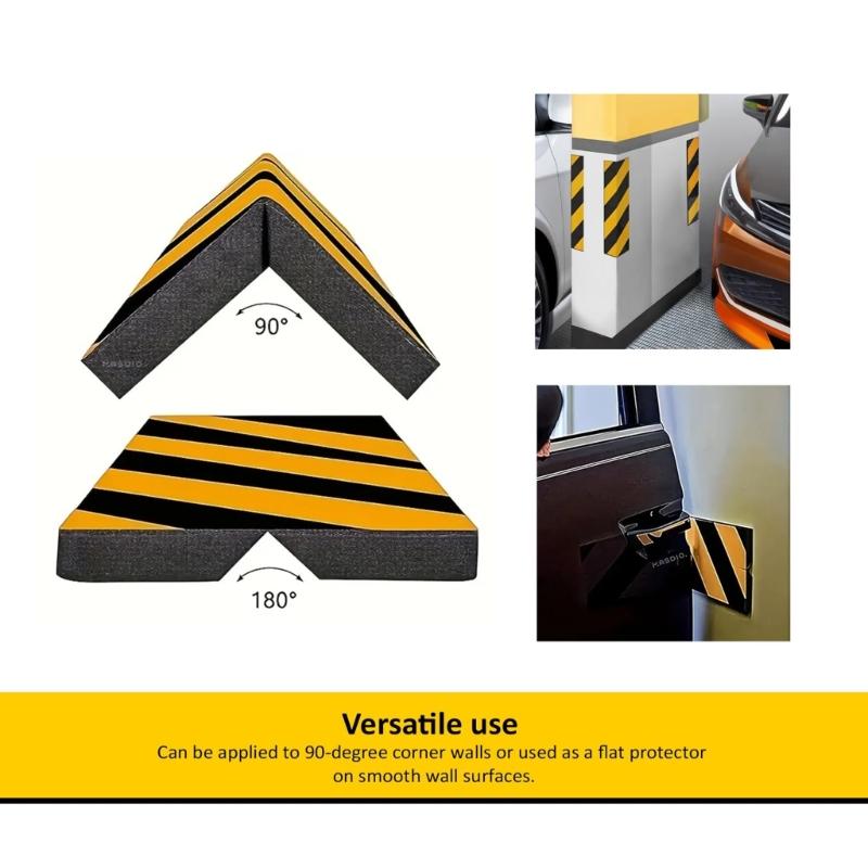 No Tool Installation Car Protection Pad Foam With High Visibility Design Prevents Scratches On Vehicles And Garage Walls