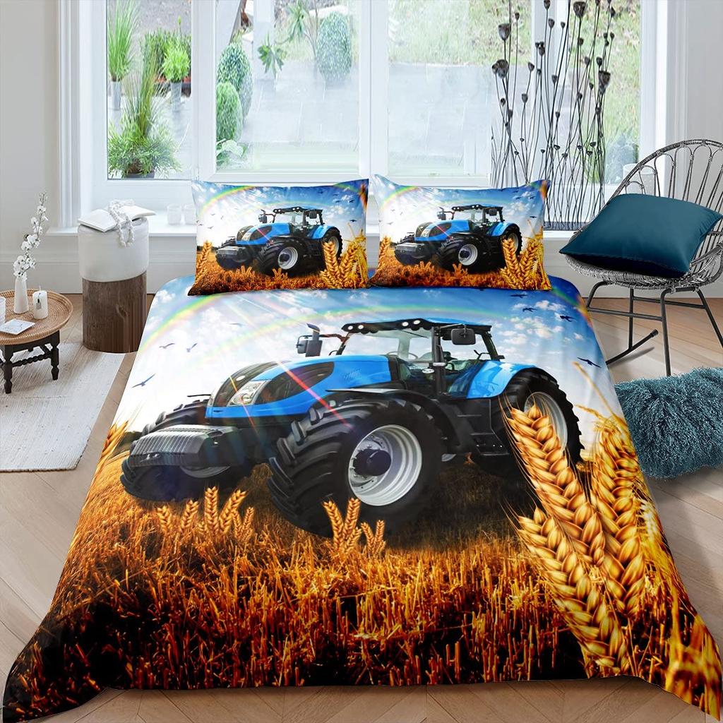 3D Комплект постельного белья с кукурузой 3 предмета для детей, мальчиков, девочек, наволочка с принтом акварельной кукурузы, ботанический полиэстеровый комплект пододеяльника