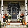 Fall Leaf Decor Realistic Artificial Garland Festive 8ft Halloween Chrysanthemum Leaf Garland for Indoor Outdoor Decorations