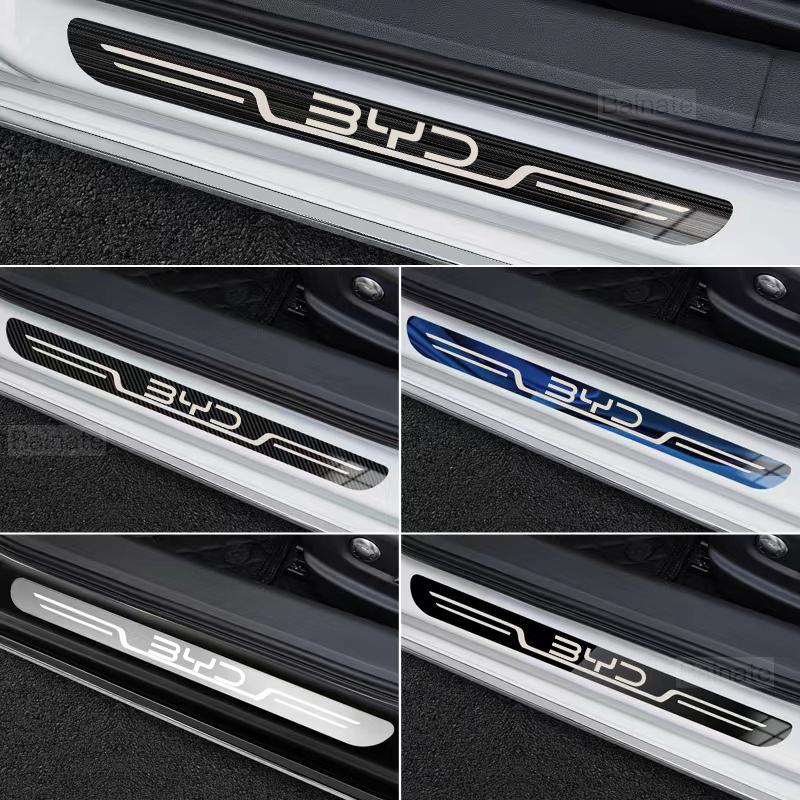 BGY1 Автомобильные накладки на пороги из нержавеющей стали для BYD Atto 3 Dolphin Seal Tang F3 Dmi Song Yuan EV 2023 2024 Atto 4 Автомобильные аксессуары