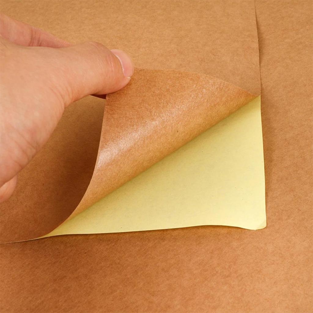 A4 белая/крафт-наклейка для печати, самоклеящаяся наклейка, матовая глянцевая бумага, лист для лазерного струйного принтера, копировального аппарата