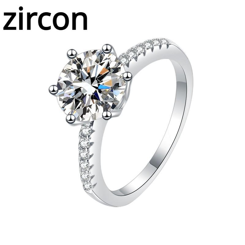 Кольцо с муассанитом цвета D 1 карат, женское кольцо, серебро 925 пробы, позолоченное кольцо pt950, модное обручальное кольцо с бриллиантом, обручальное кольцо, подарок для подруги