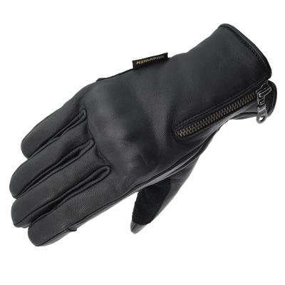 Кожаные зимние короткие мотоциклетные перчатки Komine Z 2XL GK-850 - Серия, Черные,