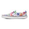 Серия Slip-On Мини Серия Супермаркет Холст Веселые Граффити Разноцветные Теги Повседневные Низкие Кеды для Скейтбординга Унисекс кроссовки Черный VN0A33TB44C