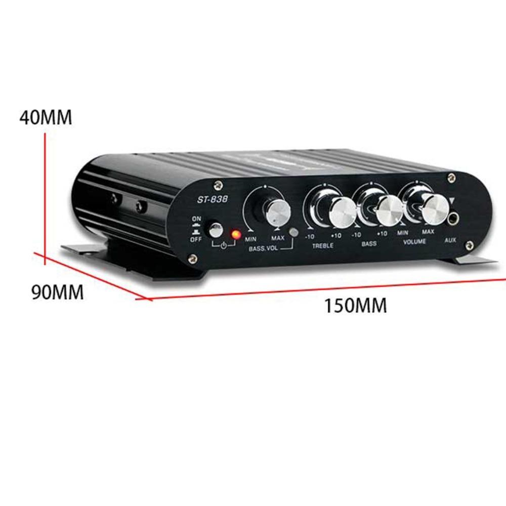 2.1 Channel HIFI Amplifier Super Bass Power Amplifier for Speaker/Phone/Computer/DVD