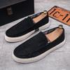 Мужские туфли-лодочки Step on cuff with one foot Corduroy Casual Shoes for Men Classic Fashion Linen Sole Fisherman Shoes 2024 New Style