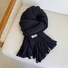 Long Tassel Winter Cashmere Scarves Plush Long Shawl Classic Winter Wool Scarf  Autumn Winter