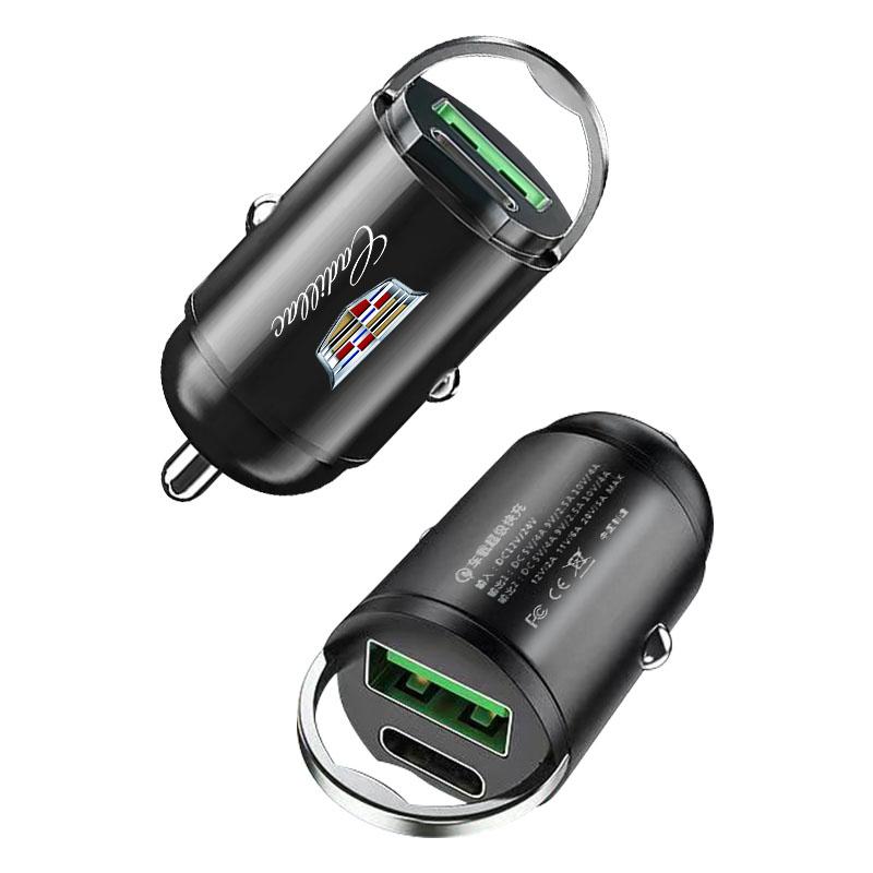 Автомобильное быстрое зарядное устройство USB Type-C Адаптер для зарядки Аксессуары Для Cadillac XT5 XTS CTS BLS SLS DTS SRX Escalade Tiburon Deville