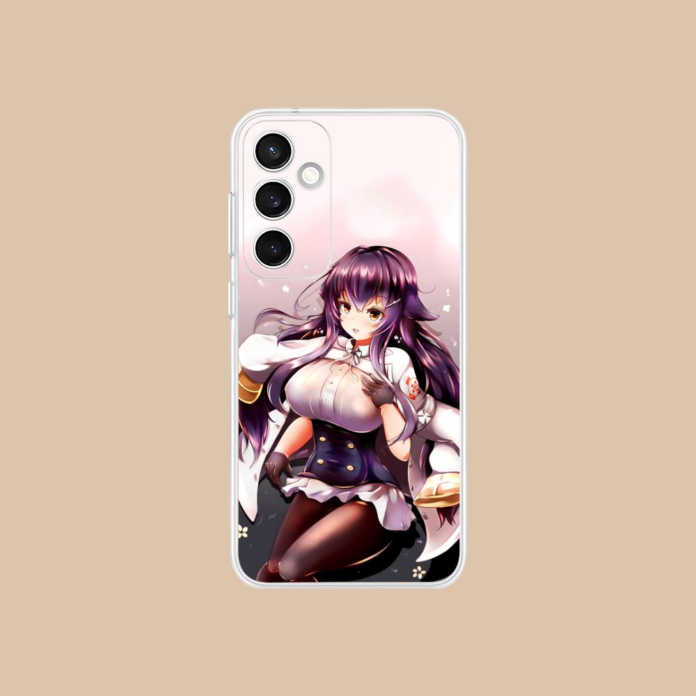 Чехол для мобильного телефона Azur Lane Azuma для Samsung Galaxy S25 S24 S23 S22 S21Plus FE Ultra Clear Colour Защитный смартфон Роскошный