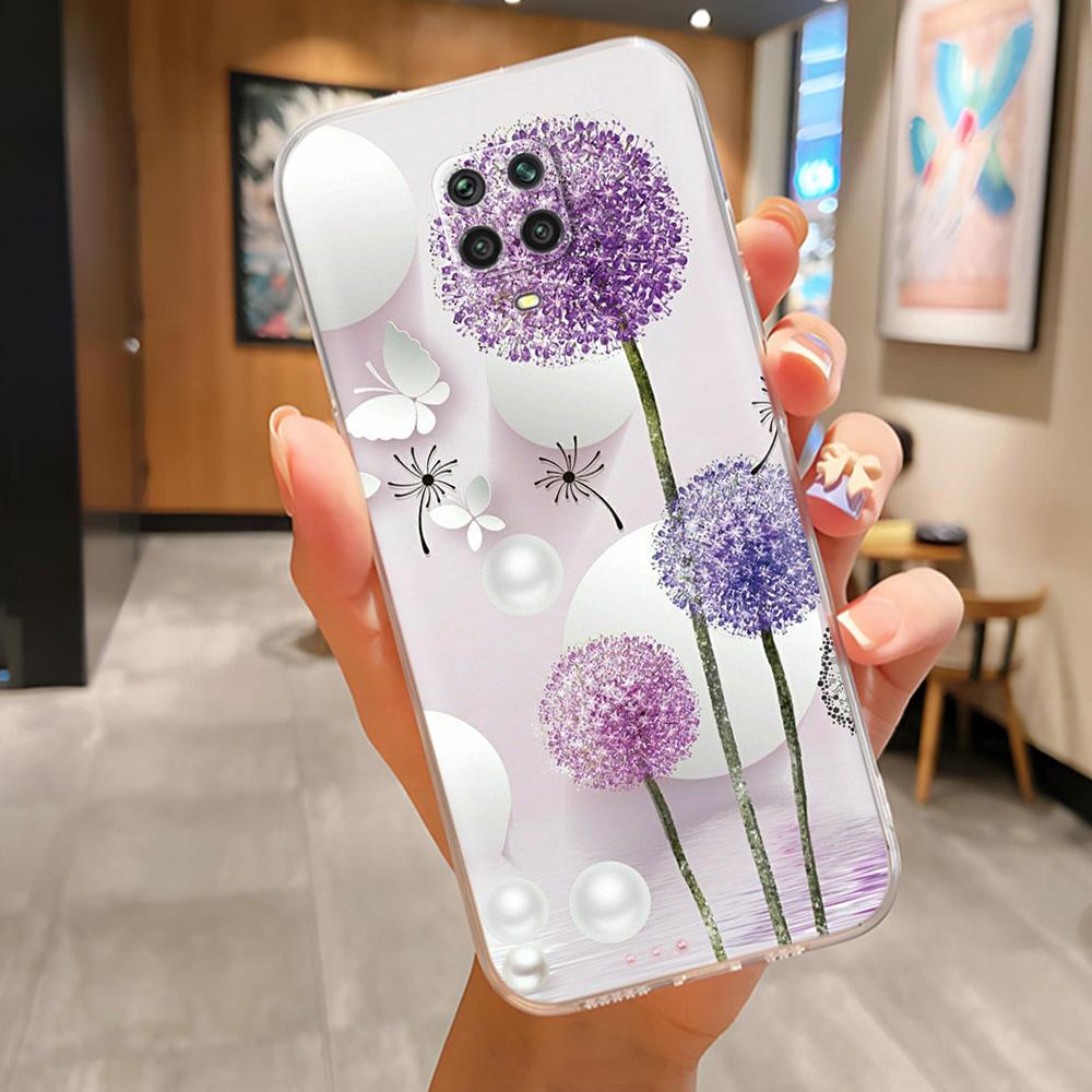 Чехол для телефона Redmi Note 9S с узорами бабочек, мягкий ТПУ, прозрачная силиконовая крышка для Xiaomi Redmi Note 9 Pro Redmi Note 9 Pro Max