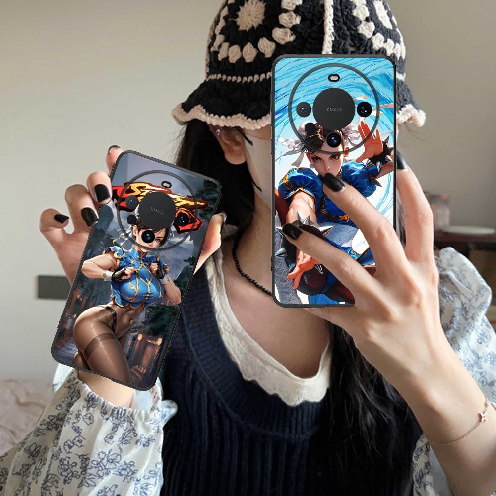 Чехол для телефона Street Fighter Chunli для Huawei Mate 60 50 40 30 20 10 Pro Plus Lite E 5G Цветной Печатный Чехол Обложка Роскошный