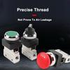 1PCS Push Button Pneumatic Mechanical Valve MOV-01 MOV-02 MOV-03 MOV-03A Manual Valve Air Switch Control Valve Momentary