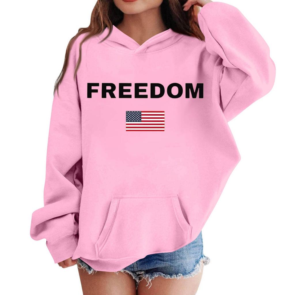 Kids' Fashion Printed Pullover Casual Long-Sleeve Crewneck Hoodie Top