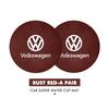 Для Volkswagen VW 2 шт. Автомобильный Подстаканник Подставка Подстаканник Замша Противоскользящая Противоцарапающая Вставка Scirocco Passat Polo B5 B6 B7 CC Tiguan Sharan DG9