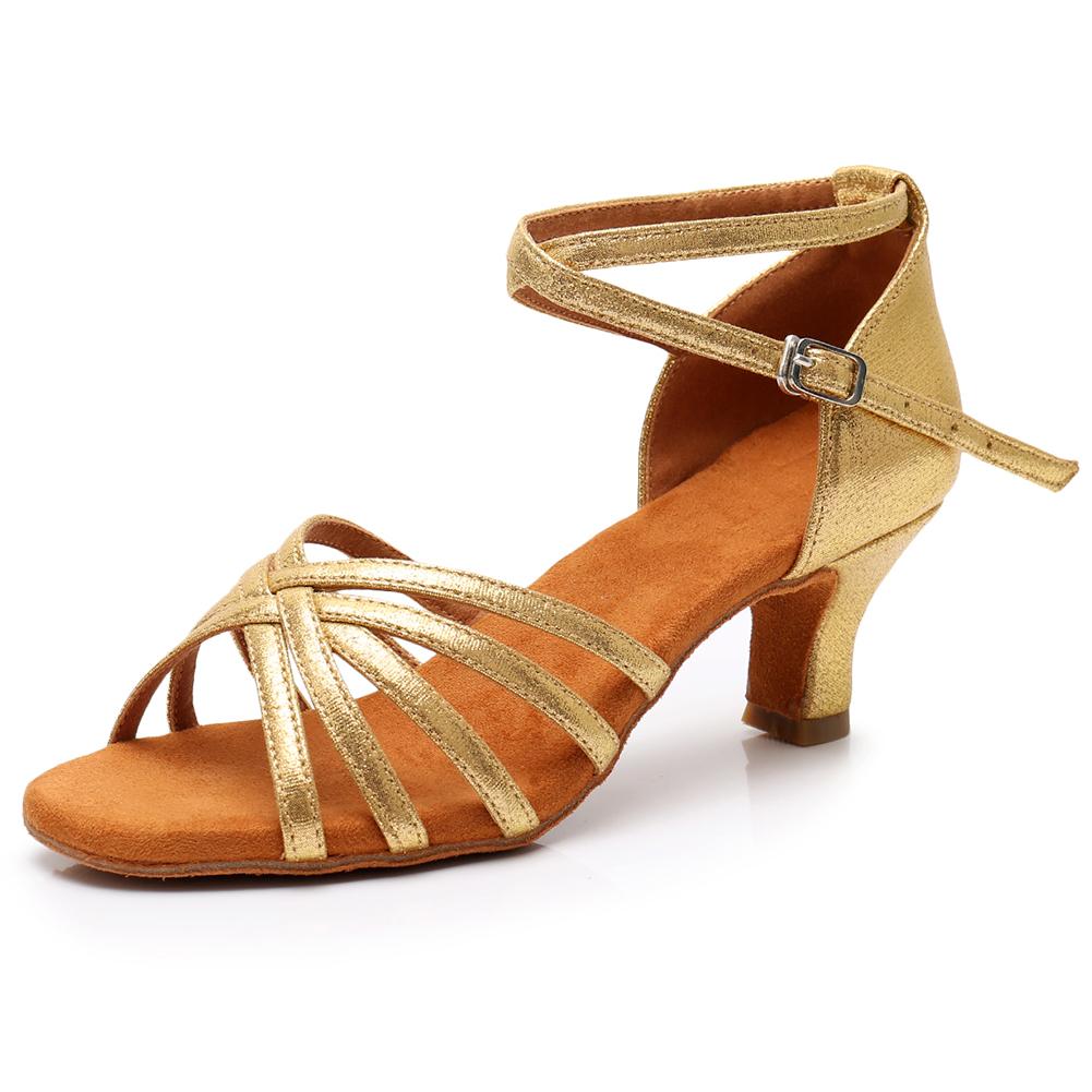 Туфли для латиноамериканских танцев на среднем каблуке для женщин и девочек, с мягкой подошвой, для сальсы, танго, бальных танцев, каблук 5 см