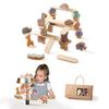 Kid Montessori Toy Baby Wooden Animal Stacking Toys Balance Blocks Board Game Educational Balance Stacking Blocks Toy Baby Gifts