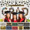 School Graduation Season Banner Indoor Scene Decoration Flag Graduation Decoration Hanging Flag 72×44IN