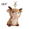 Sheep Pendant for Handbags Cute Plush Keychain, Soft Lamb Bag Charm with Metal Decorative Hanging Charms Bags Key Ring, Mini Stuffed Animal