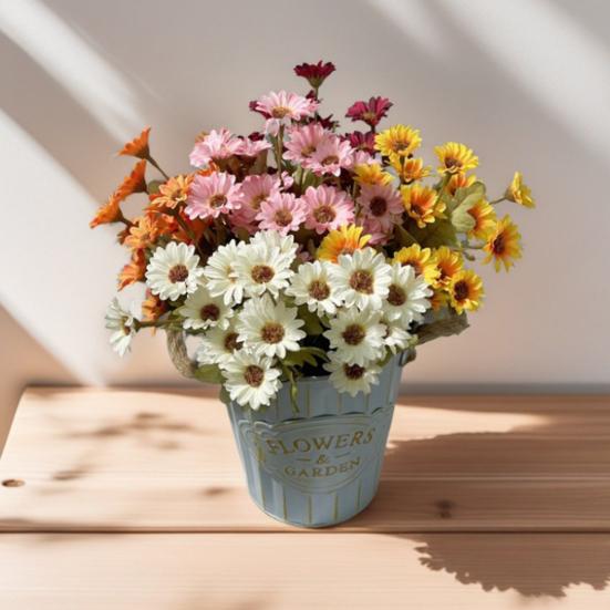 1/2Pcs Simulated Flower Arrangement Low Maintenance Realistic Artificial Flower Home Garden Indoor