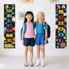 Welcome Back To School Banner Decoration First Day of School Backdrop Door Sign for School Classroom Decorations