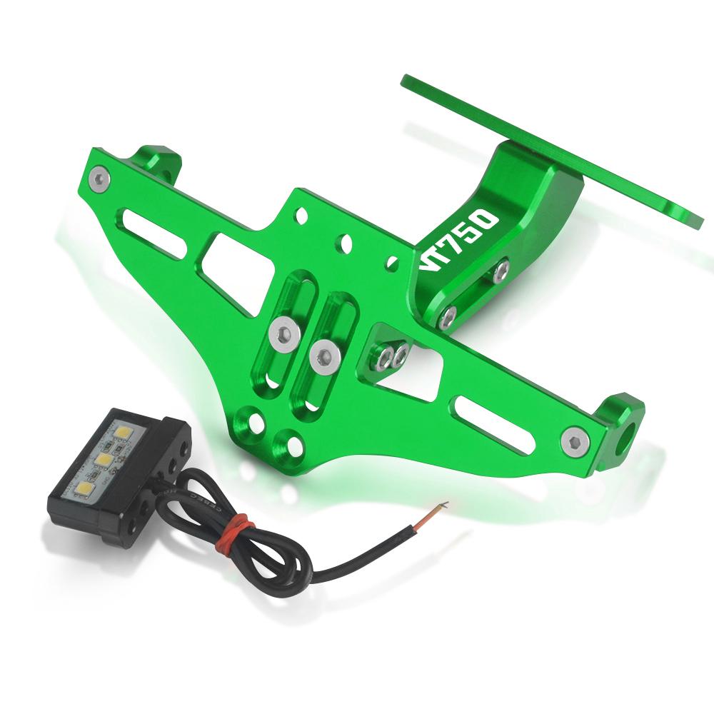 ДЛЯ HONDA VT750 PHANTOM VT750 SHADOW 2009 2010 2011-2017 Мотоциклетный держатель номерного знака с регулируемым углом наклона