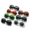 Овальные солнцезащитные очки, персонализированные многоугольные контрастные очки, уличные солнцезащитные очки