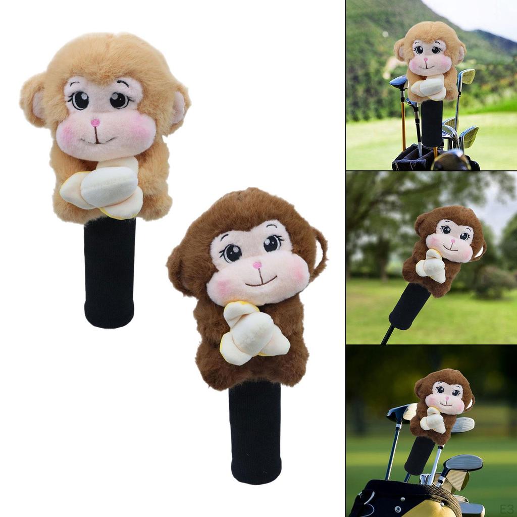 Monkey Golf Cover Sleeve Lightweight Novelty Protector for Men Women