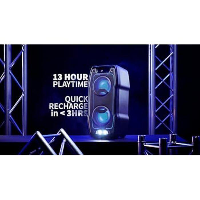 Haut-parleur de fête - sharp - ps-931 - 180w - bluetooth - résistant aux éclaboussures