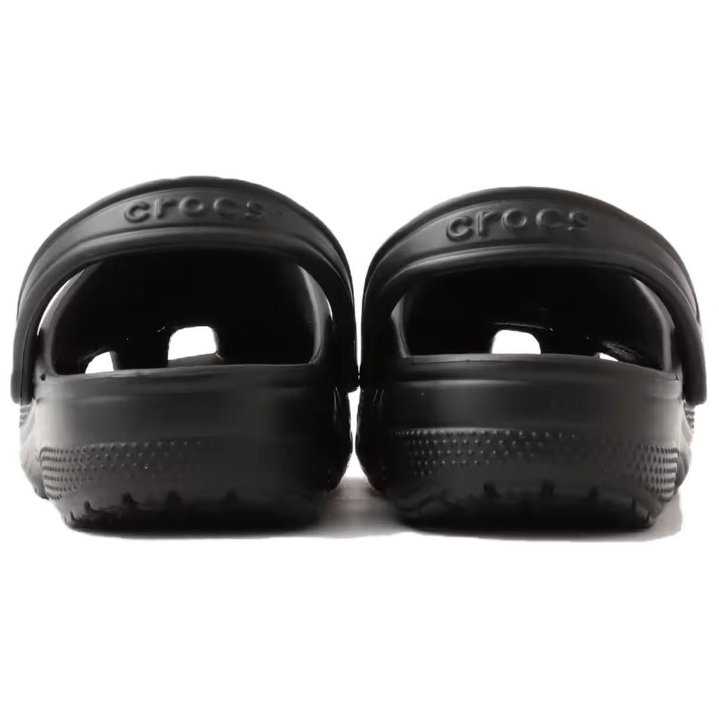 MARDI MERCREDI X Crocs Classic Clog Round-Toe Thick-Soled Floral Clogs Unisex Black