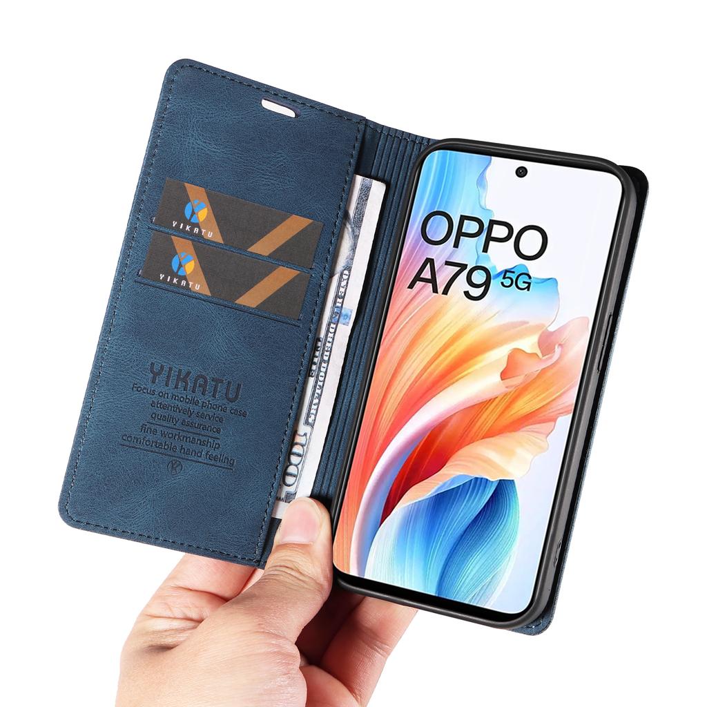 Nubuck PU Leather Fully Matte TPU Card Slots Wallet Phone Case for Oppo A15,A16,A17,A55,A72,A73,A74,A58,A38,A78,A79,Realme C12,C15,C21,C30,C33,C55...