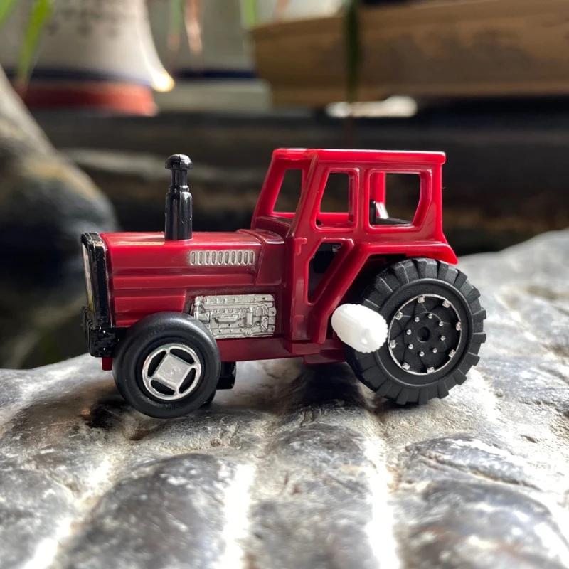 Колесо-стабилизатор Мини Заводная Двухэтажный Автобус Трактор Локомотив Вагончик на Рельсах Beano Ретро J.Perry Акробатика Игрушки Фигурки