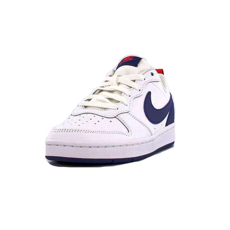 Nike Court Borough Low 2 GS White Deep Royal Kids Sneakers University-Red BQ5448-113