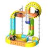 Anti-Gravity Electric Train Set, 167pcs Flexible Track Car Set, DIY STEM Magnetic Building Assembly Kit, Christmas Birthday Gifts for Kids