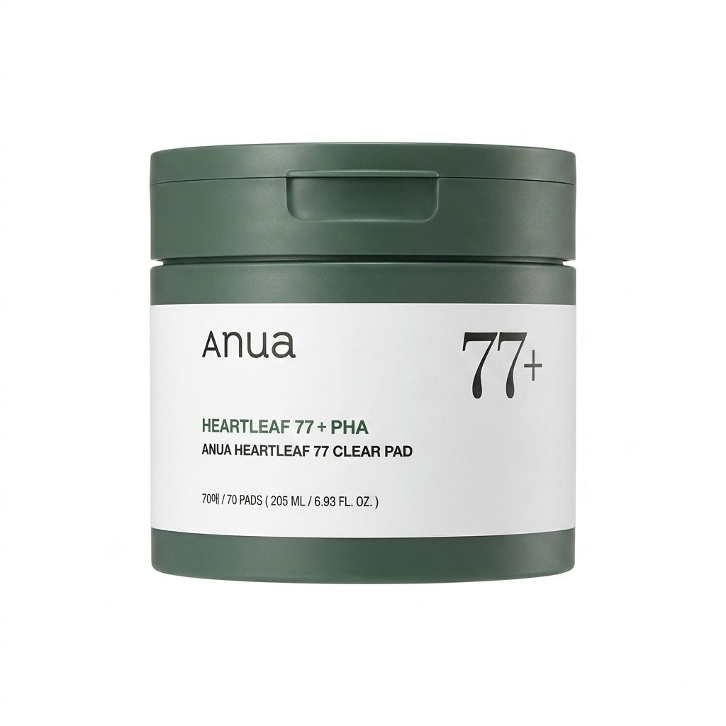 Anua Heartleaf 77 Clear Pad 70 + 10 Sheets | 80 Pads | Korean Skincare Toner Pads for Daily Skin Care