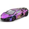 1/24 Lamborghini Revuelto Гальваническое напыление Спрей Металлическая модель Спортивный автомобиль, Изысканные настольные украшения, Лучшая коллекция для энтузиастов моделей автомобилей