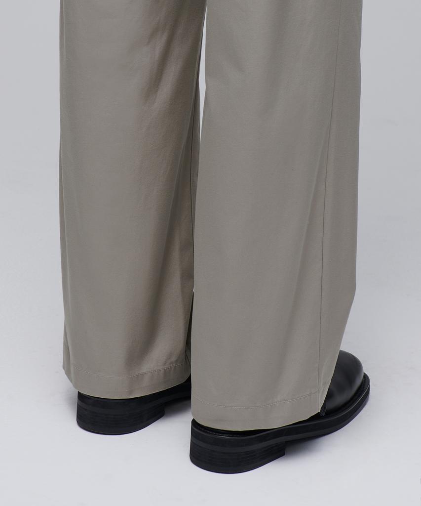 MUSINSA STANDARD Semi-Balloon Belted Chino Pants [Dusty Beige]