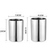 Double Wall Tea Cup Mug Stainless Steel Insulated Cups Ins Beer Cups  for Bar Home