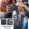 Матовая магнитная чехол-накладка для Apple iPhone 16 Pro с точными вырезами и удобными для камеры кнопками