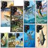 Offshore Angling Fishing Fish Rod Phone Case For Samsung Galaxy S26 S25 Edge S24 FE S23 S22 Ultra S21 Plus S20 + Art Fundas Back