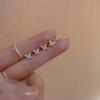 925 Sterling Silver Korean Inlaid Zircon Butterflies Stud Earrings for Women Wedding Parties Jewelry Accessories